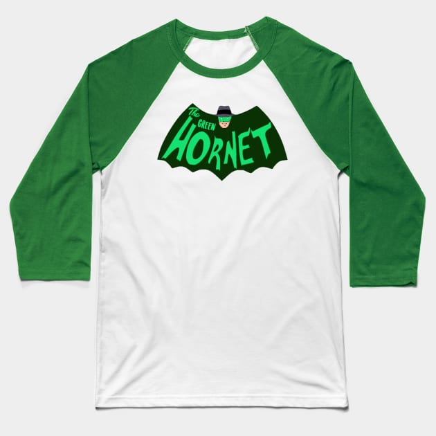 The Green Hornet Baseball T-Shirt by VideoNasties